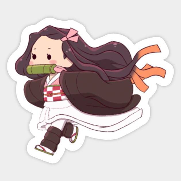 Nezuko Runing Nezuko Sticker Teepublic Hot Sex Picture 